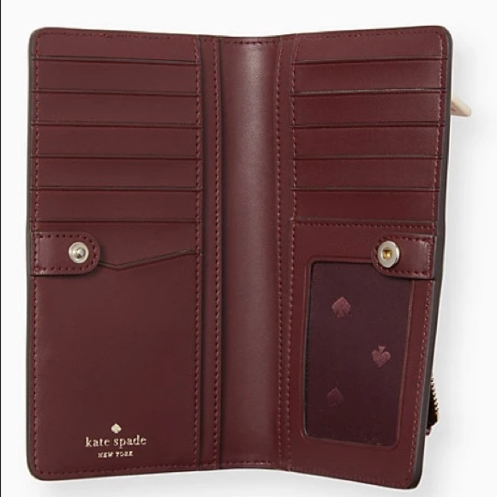 kate spade - staci colorblock large bifold wallet - Picture 2 of 3